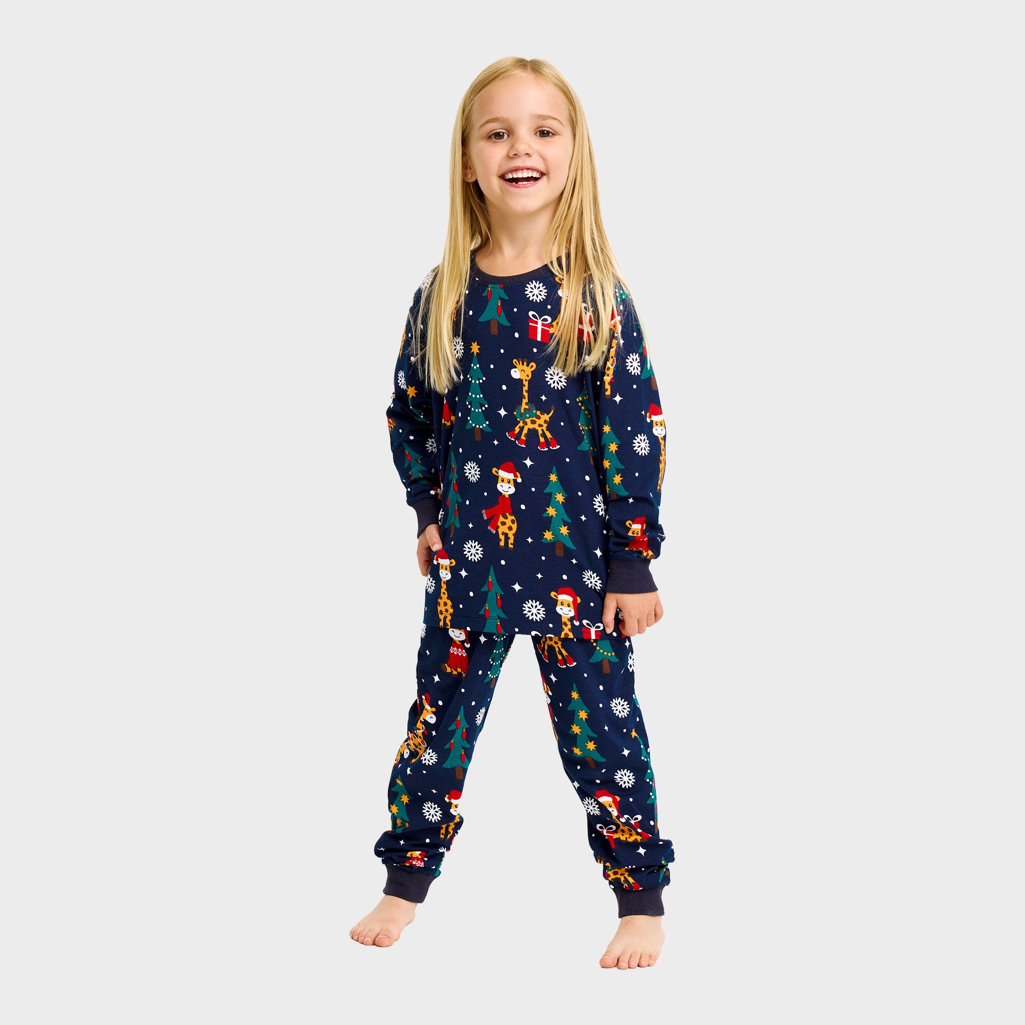 Giraffens julepyjamas - Barn.